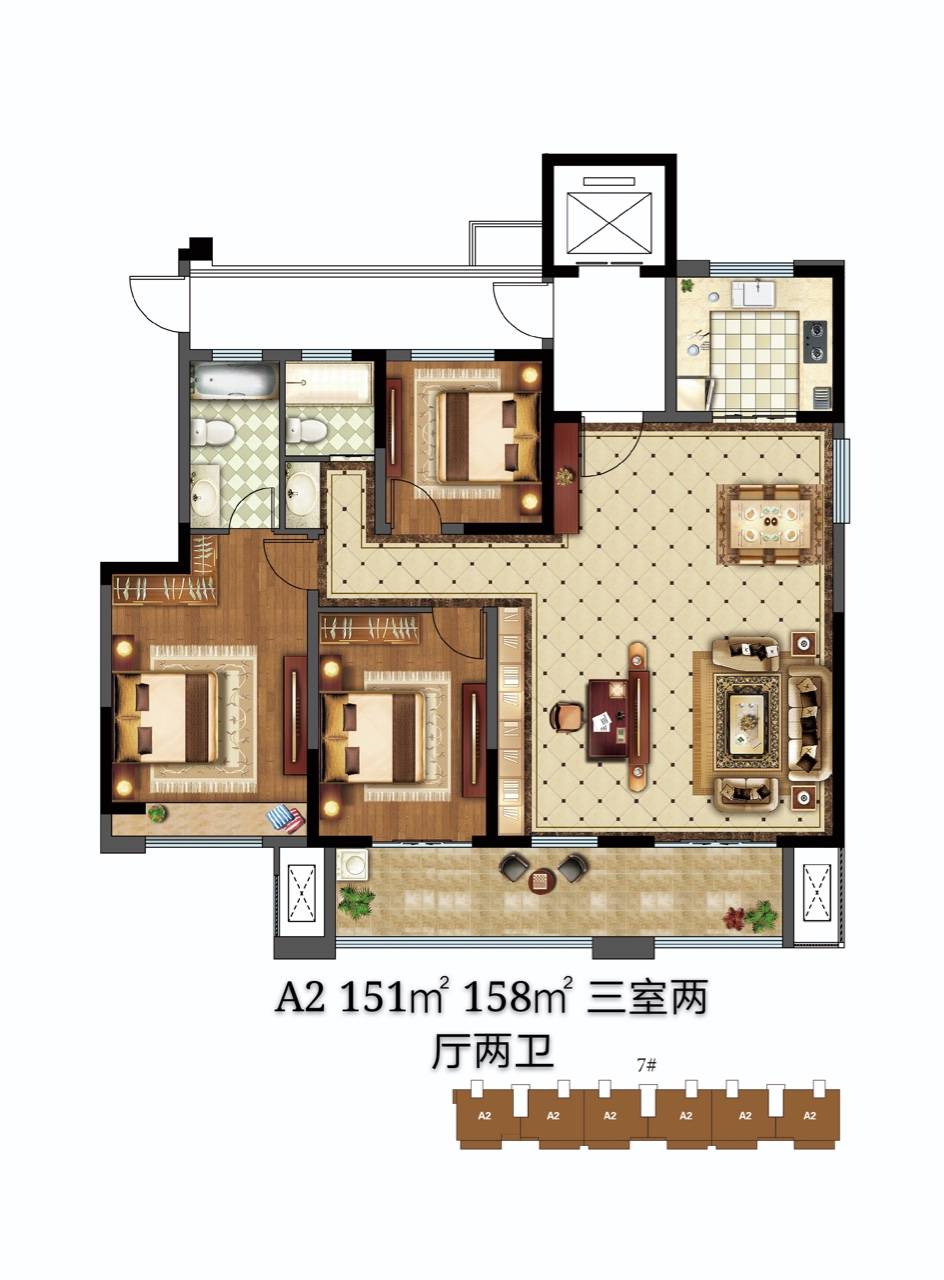 邳州宏基宏公馆户型图图片