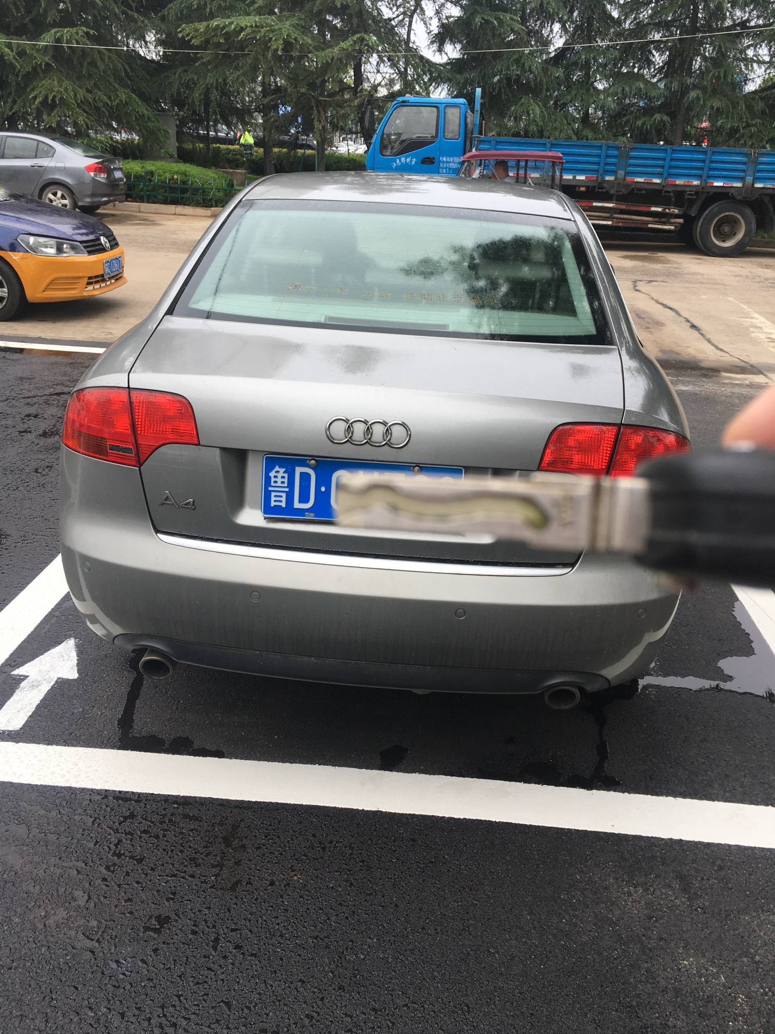 出售奥迪a4 08年 鲁d牌照 包过户 联系电话(微信同号)13982106941
